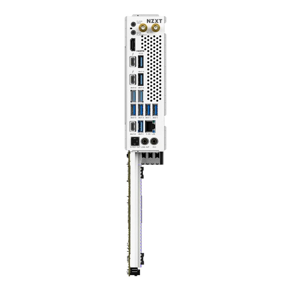Placa-Mãe NZXT N9 Z890, Intel LGA 1851, ATX, DDR5, Wi-Fi 7, Bluetooth, Branco - N9-Z89XT-W1 - view 5