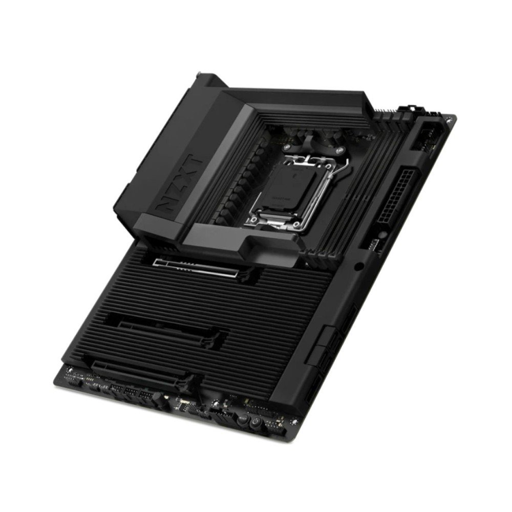 Placa Mãe NZXT N7 B850, AMD B850, AM5, ATX, DDR5, com Wi-Fi e Cover, Preta - N7-B85XT-B1 Placa Mãe NZXT N7 B850, AMD B850, AM5, ATX, DDR5, com Wi-Fi e Cover, Preta - N7-B85XT-B1