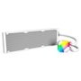 Water Cooler Montech HyperFlow, 360mm, com 3 Fans ARGB, Branco - HyperFlow ARGB 360 (W)