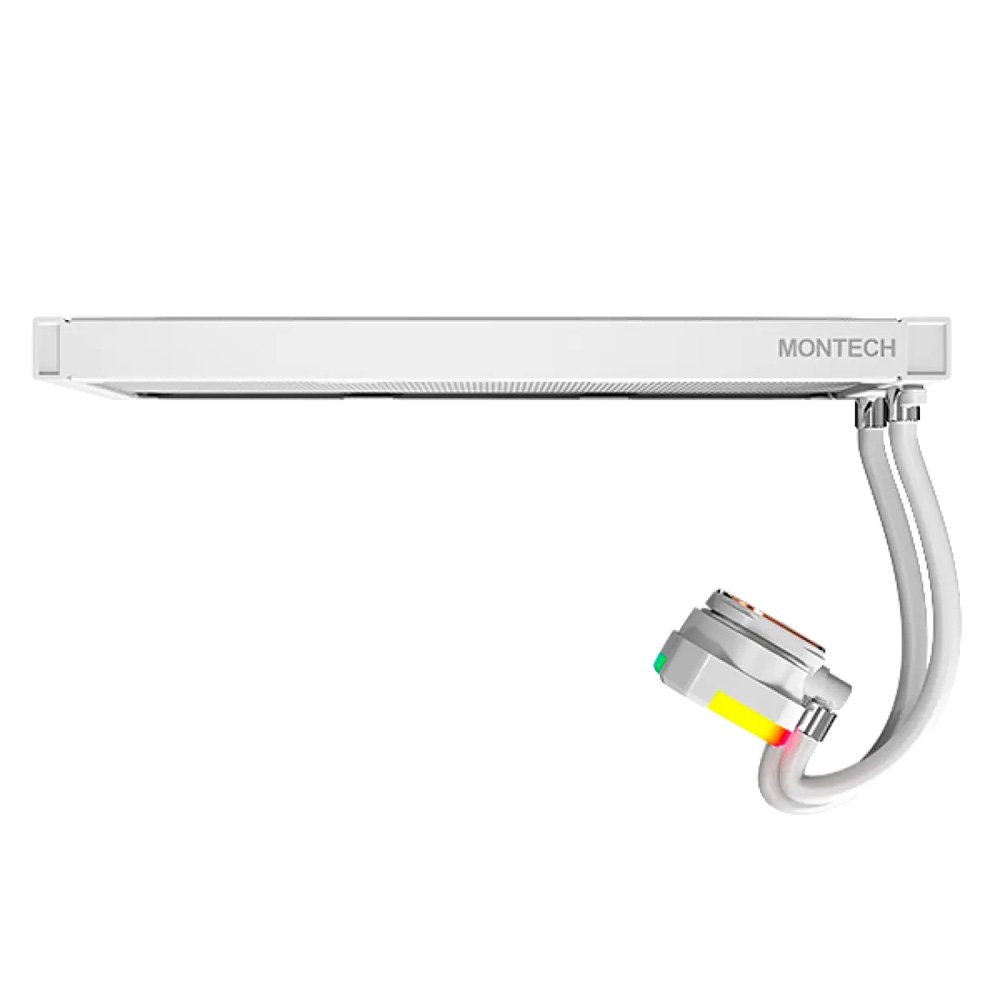 Water Cooler Montech HyperFlow, 360mm, com 3 Fans ARGB, Branco - HyperFlow ARGB 360 (W) 7