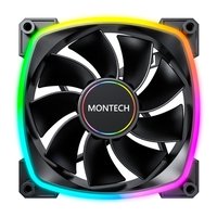 Ventoinha Montech RX140, 140mm, PWM, ARGB, Lâmina Reversa, Preto - RX140 PWM Black 2