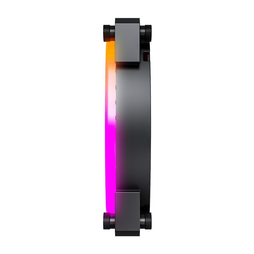 Ventoinha Montech RX140, 140mm, PWM, ARGB, Lâmina Reversa, Preto - RX140 PWM Black - view 5