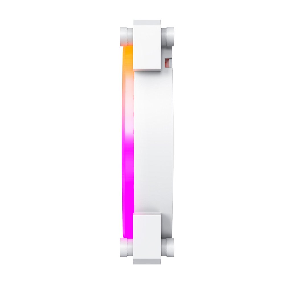 Imagem 5 de 6 do produto Ventoinha Montech RX140, 140mm, PWM, ARGB, Lâmina Reversa, Branco - RX140 PWM White