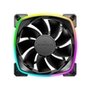 Kit 3 Fans Montech RX120, 120mm, PWM, ARGB, Lâmina Reversa, Preto - RX120 PWM Black 3 in 1 3