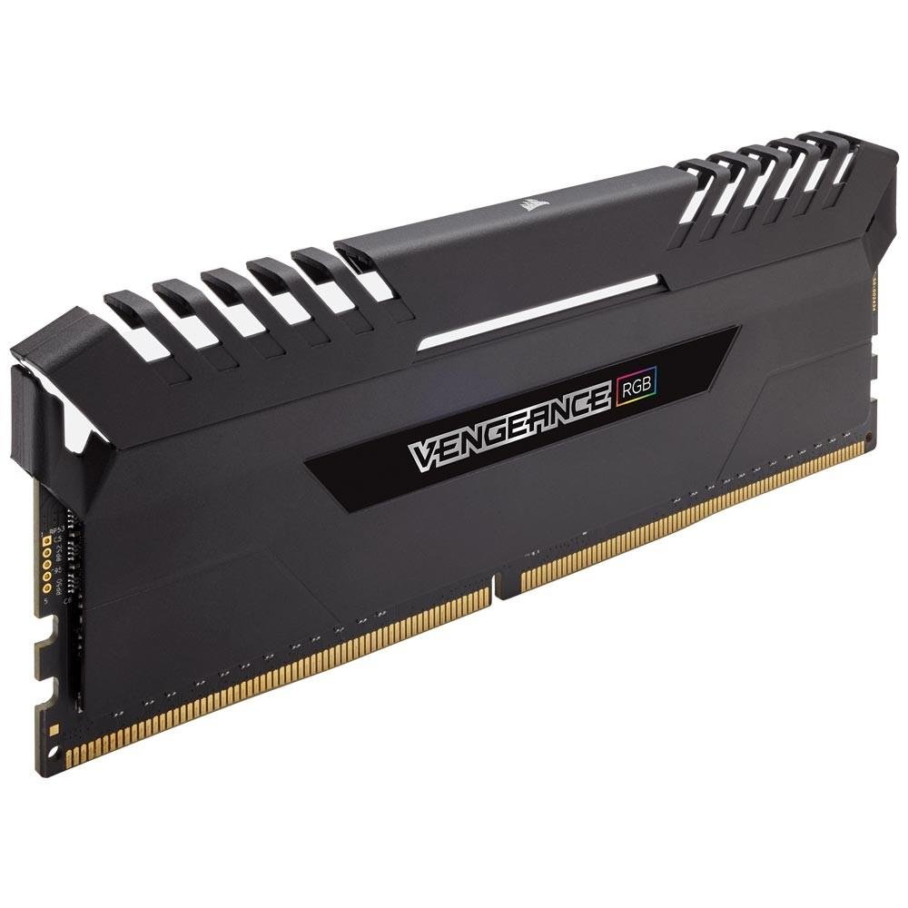 Imagem 7 de 18 do produto Memória Corsair Vengeance LED RGB 16GB (2x8GB) 3200Mhz DDR4 CL16 Black - CMR16GX4M2C3200C16