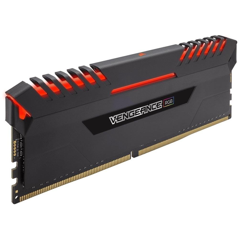Imagem 3 de 18 do produto Memória Corsair Vengeance LED RGB 16GB (2x8GB) 3200Mhz DDR4 CL16 Black - CMR16GX4M2C3200C16