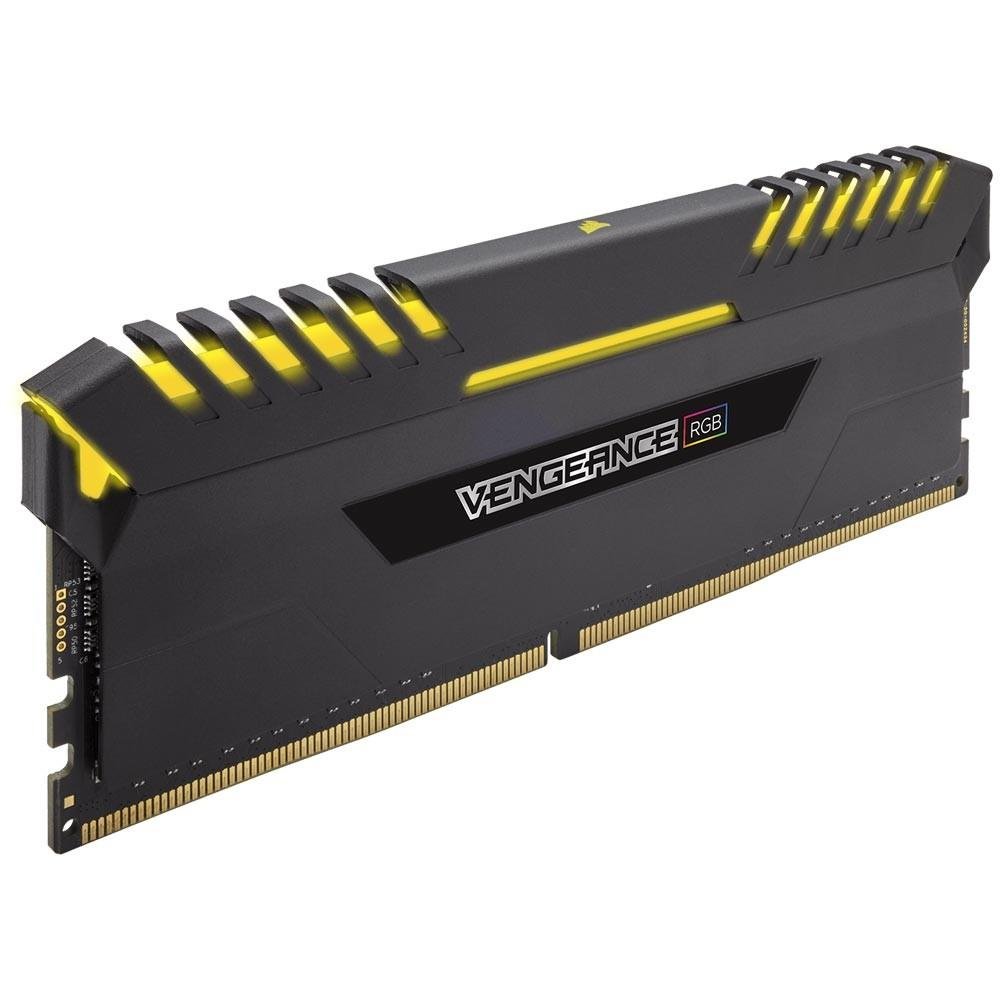 Imagem 11 de 18 do produto Memória Corsair Vengeance LED RGB 16GB (2x8GB) 3200Mhz DDR4 CL16 Black - CMR16GX4M2C3200C16