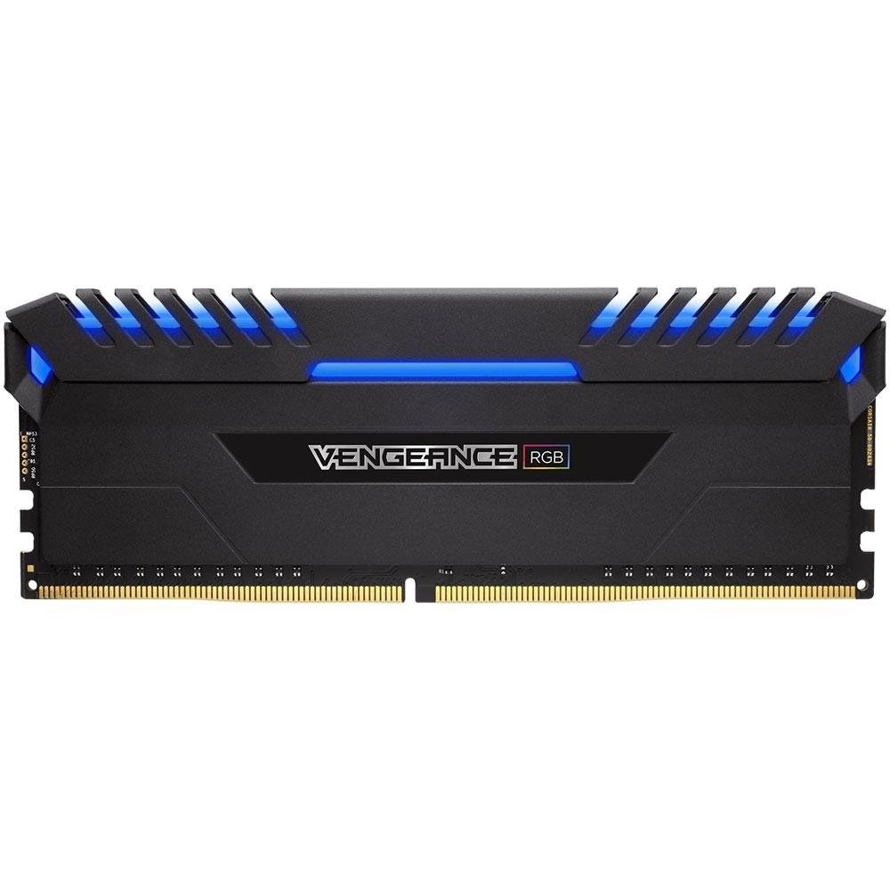 Imagem 4 de 18 do produto Memória Corsair Vengeance LED RGB 16GB (2x8GB) 3200Mhz DDR4 CL16 Black - CMR16GX4M2C3200C16