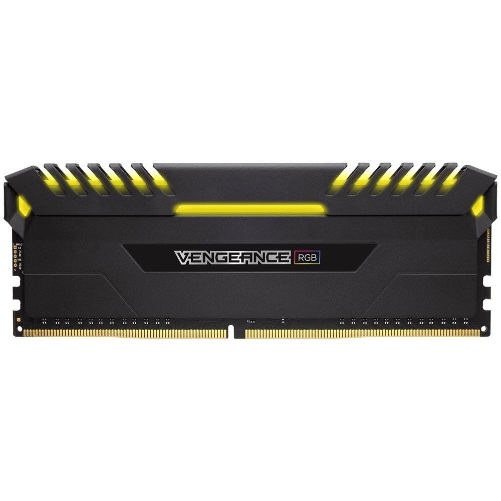 Imagem 9 de 18 do produto Memória Corsair Vengeance LED RGB 16GB (2x8GB) 3200Mhz DDR4 CL16 Black - CMR16GX4M2C3200C16