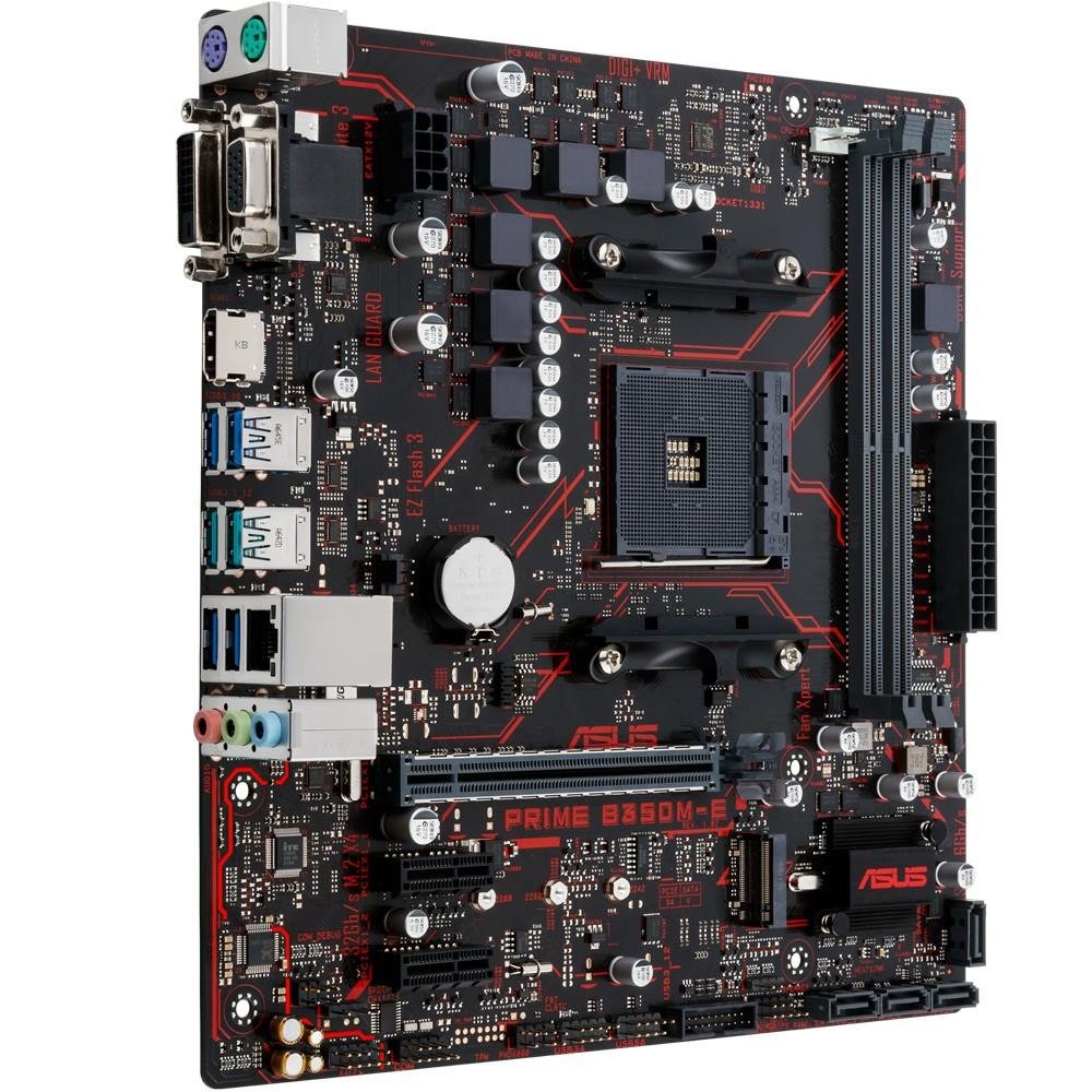 Placa-Mãe Asus Prime B350M-E, AMD AM4, mATX, DDR4