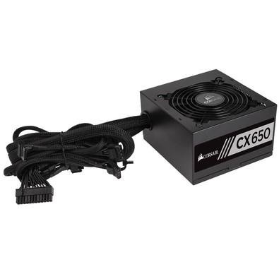 Fonte Corsair 650W 80 Plus Bronze CX650 - CP-9020122