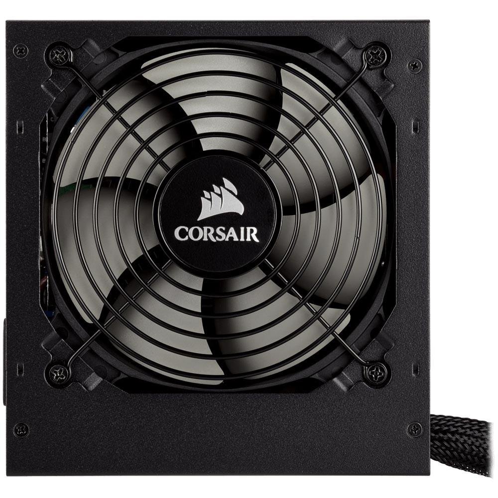 Fonte Corsair TX550M, 550W, 80 Plus Gold, Semi Modular, Sem Cabo, Preto - CP-9020133