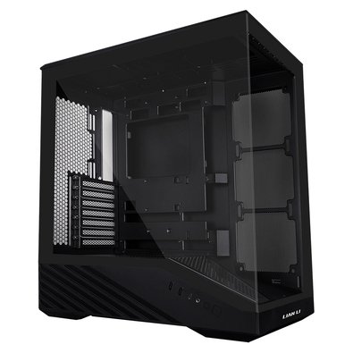 Gabinete Gamer Lian Li Vector V100, Mid-Tower, ATX, Vidro Temperado, ARGB, Sem FANs, Preto - V100X
