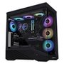 Gabinete Gamer Lian Li Vector V100, Mid-Tower, ATX, Vidro Temperado, ARGB, Sem FANs, Preto - V100X