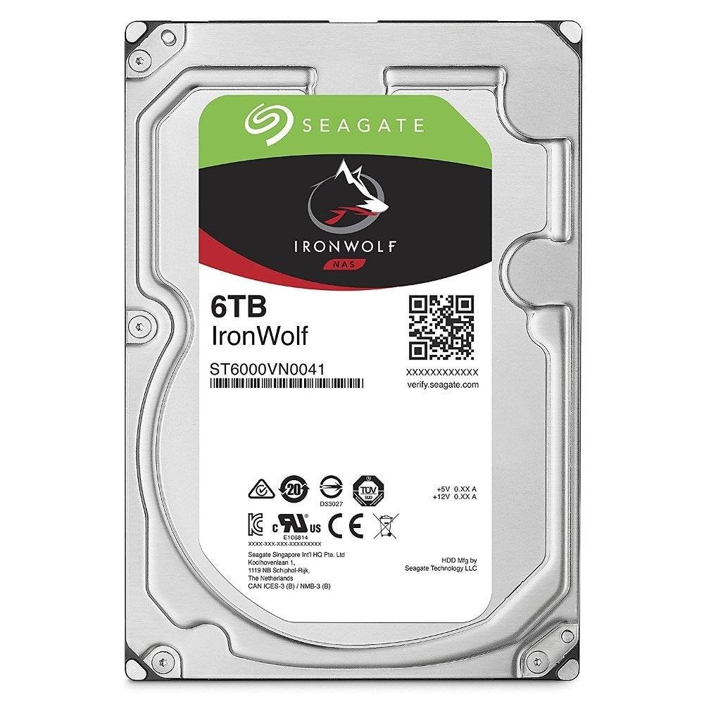 HD Seagate IronWolf NAS, 6TB, 3.5´, SATA - ST6000VN0041 HD Seagate IronWolf NAS, 6TB, 3.5´, SATA - ST6000VN0041