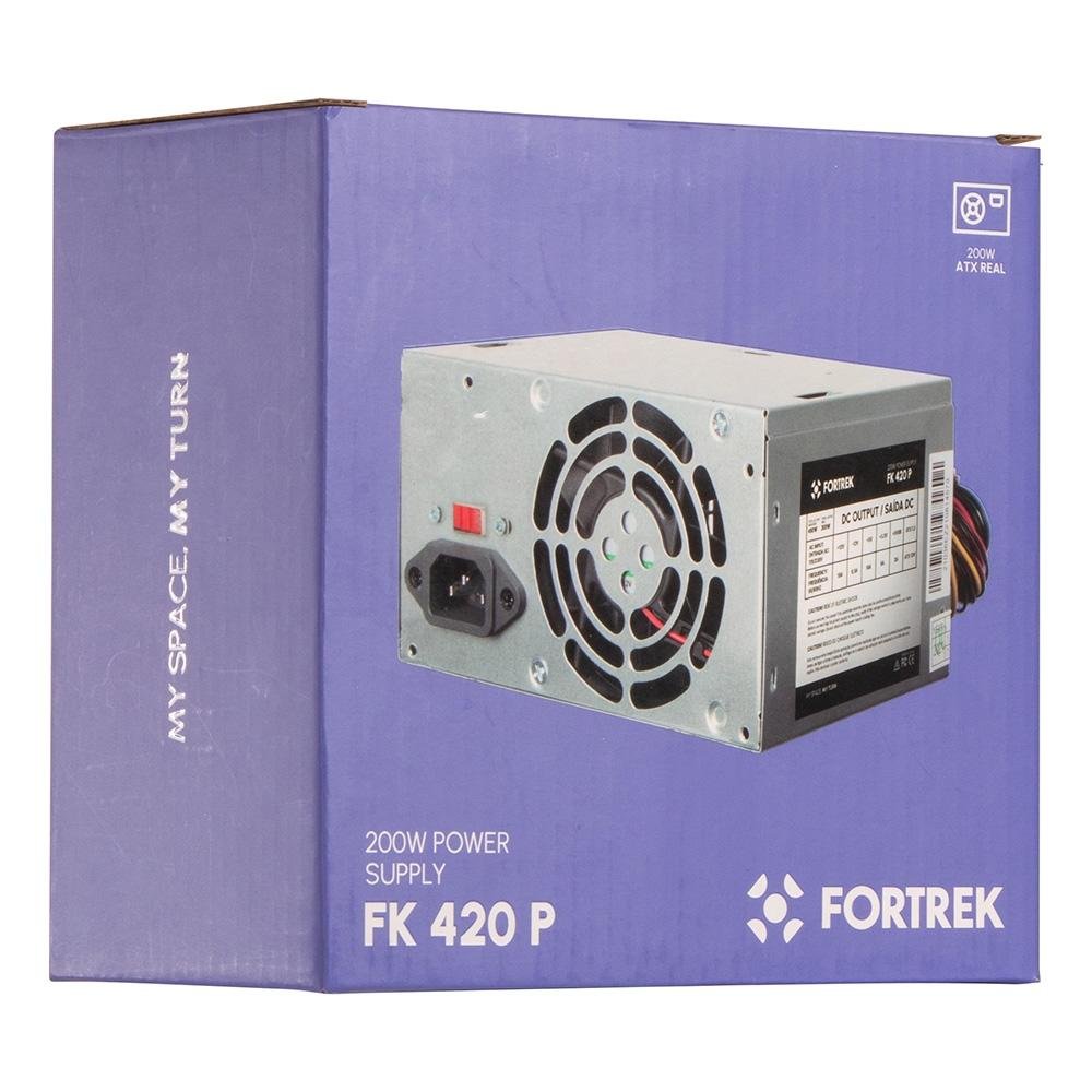 Fonte Fortrek PWS-2003, 200W, Sem Cabo, Prata - FK420P - view 11