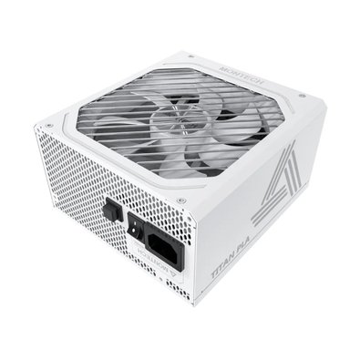 Fonte Montech TITAN PLA, 1000W, 80 Plus Platinum, Full Modular, ATX 3.1, PFC Ativo, Branco - TITAN PLA 1000W
