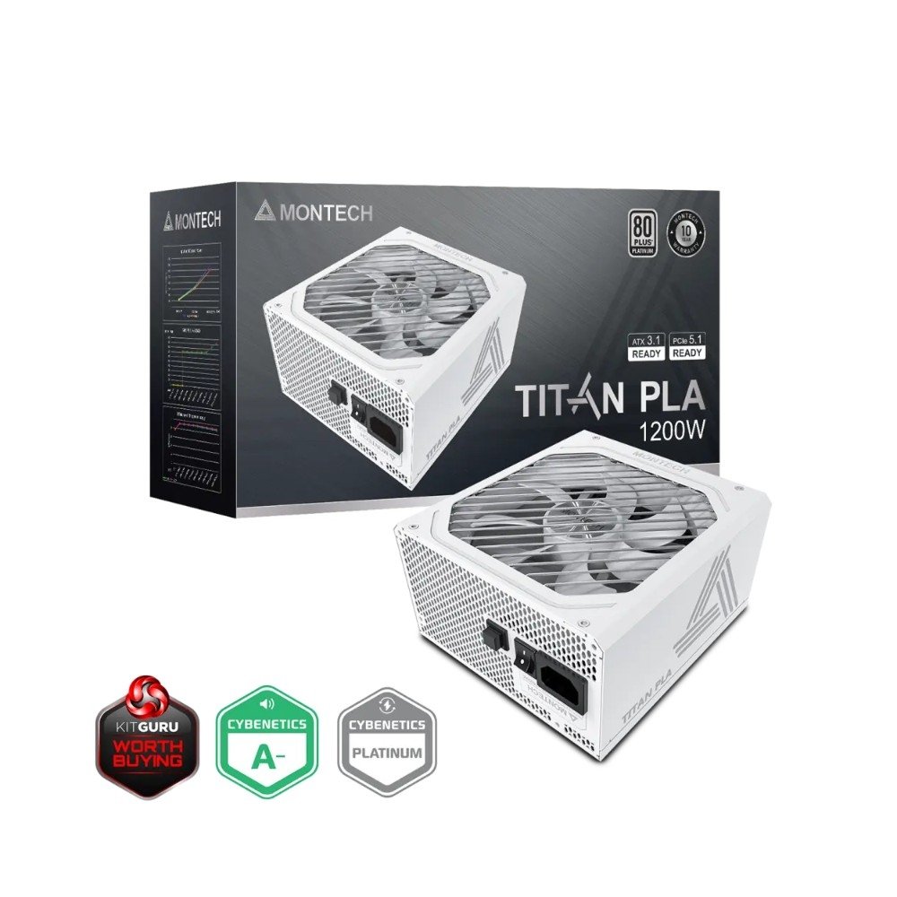 Fonte ( Balão.info) PLA, 1200W, 80 Plus Platinum, Full Modular, ATX 3.1, PFC Ativo, Branco - ( Balão.info) PLA 1200W - view 2