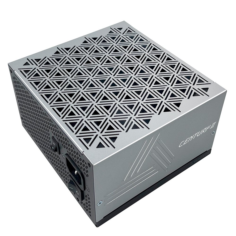 Fonte Montech CENTURY II, 1200W, 80 Plus Gold, Full Modular, ATX 3.1, PFC Ativo, Cinza - CENTURY II 1200W