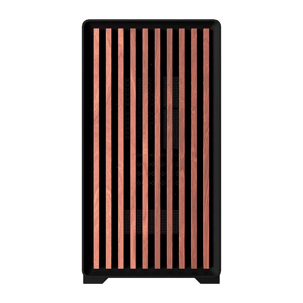 Gabinete Gamer Liketec Bambu, Micro-ATX, Painel Frontal com Detalhes em Madeira, Preto - LC-KB-BAMBU-2025-1004 - view 3