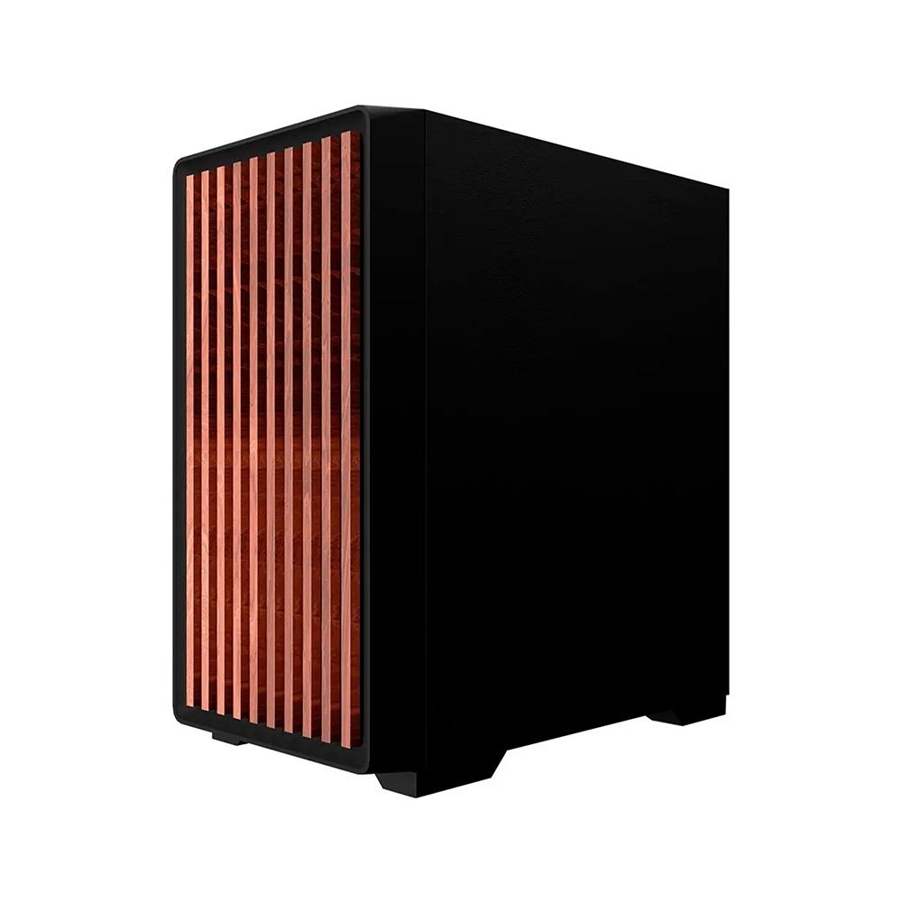 Gabinete Gamer Liketec Bambu, Micro-ATX, Painel Frontal com Detalhes em Madeira, Preto - LC-KB-BAMBU-2025-1004 - view 4