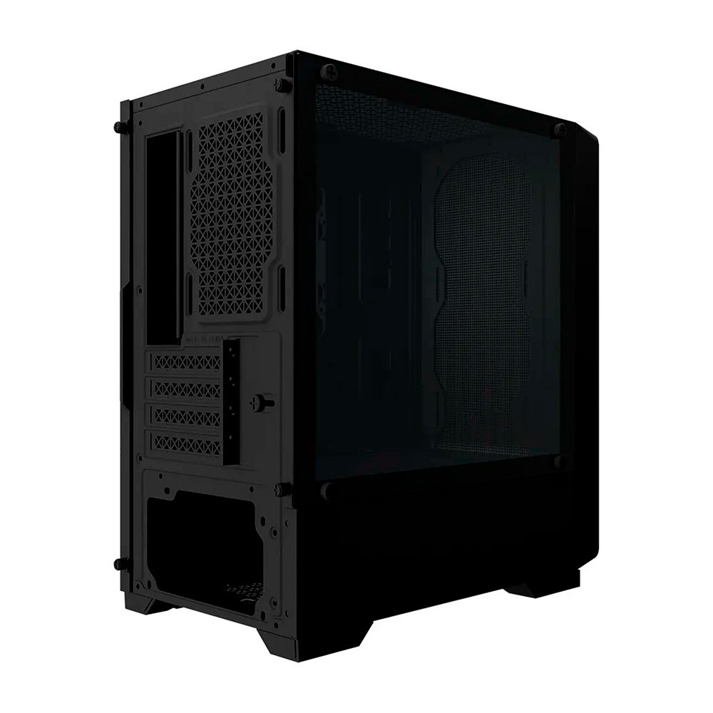 Gabinete Gamer Liketec Bambu, Micro-ATX, Painel Frontal com Detalhes em Madeira, Preto - LC-KB-BAMBU-2025-1004 - view 7