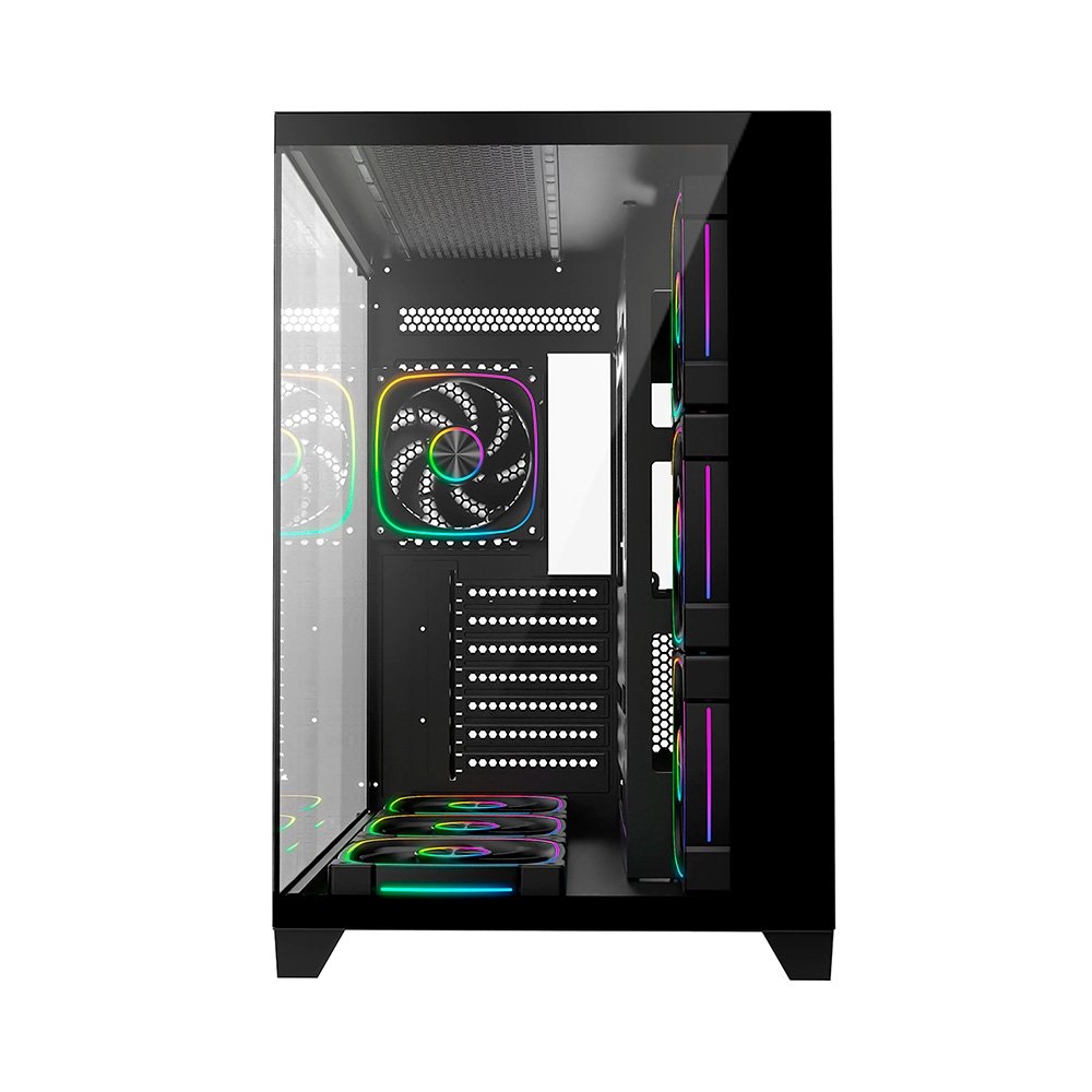 Gabinete Gamer Liketec Zeus V3, ATX, Frontal e Lateral em Vidro Temperado, Sem Fans, Preto - LC-KB-ZEUSV3-2025-1000 - view 2