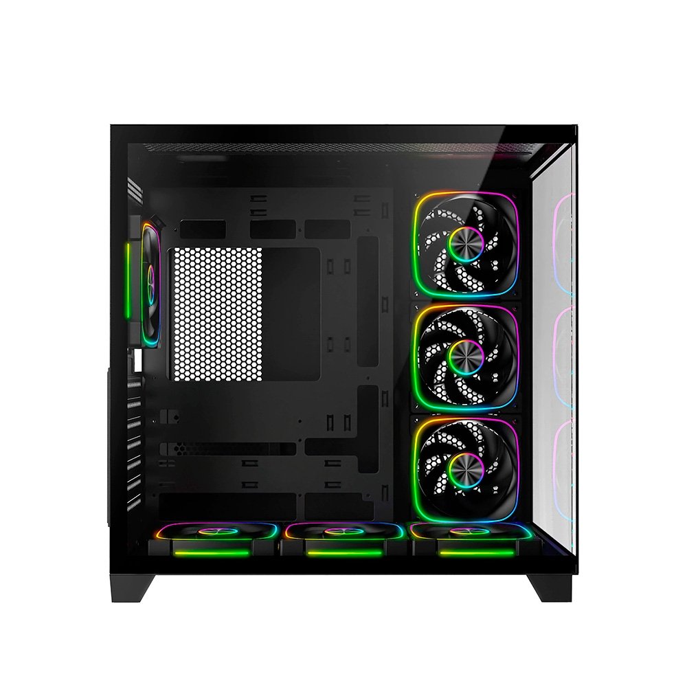 Gabinete Gamer Liketec Zeus V3, ATX, Frontal e Lateral em Vidro Temperado, Sem Fans, Preto - LC-KB-ZEUSV3-2025-1000 - view 6