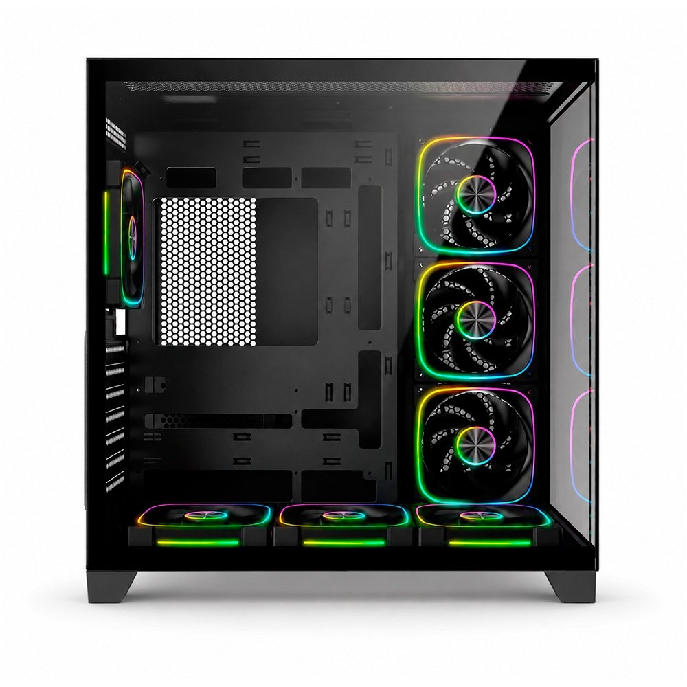 Gabinete Gamer Liketec Zeus V3, ATX, Frontal e Lateral em Vidro Temperado, Sem Fans, Preto - LC-KB-ZEUSV3-2025-1000 - view 7