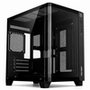 Gabinete Gamer Liketec Madness Small, Mini Tower, Micro-ATX, Lateral e Frontal em Vidro Curvo, Sem Fans, Preto - LK-MADNESS-MINI-25-BLK