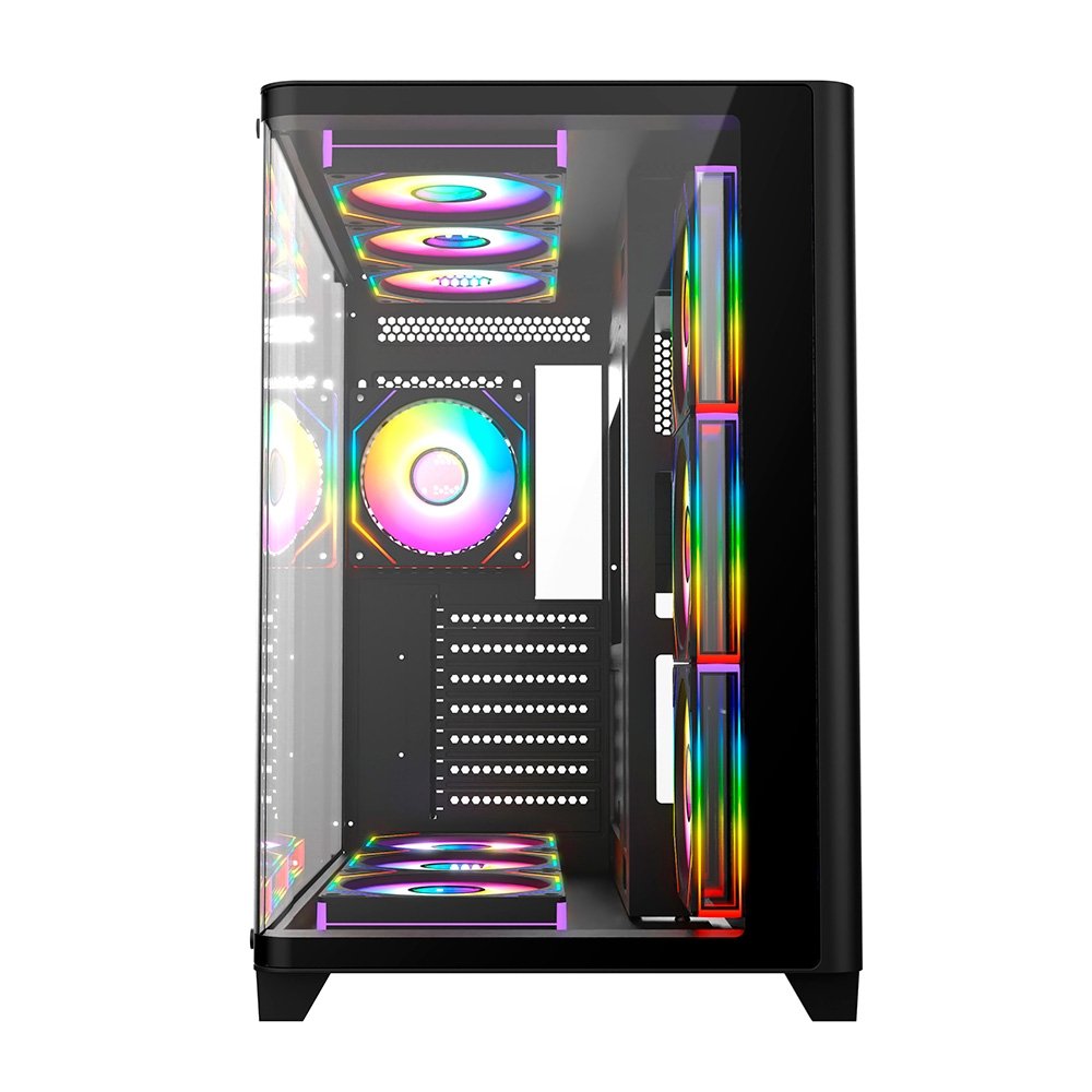 Gabinete Gamer Liketec Madness X, Mid Tower, ATX, Lateral e Frontal em Vidro Curvo, Sem Fans, Preto - LKT-MDX-25-BLK01 - view 11