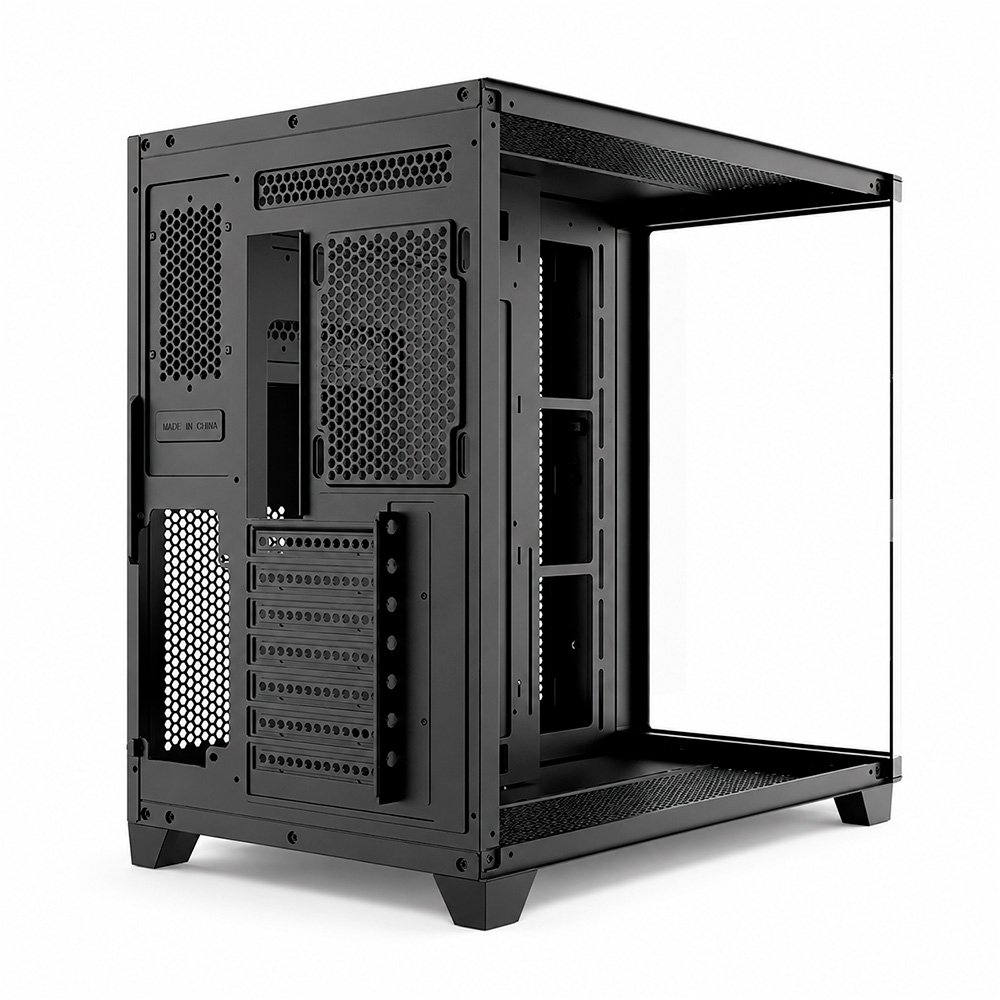 Gabinete Gamer Liketec Madness X, Mid Tower, ATX, Lateral e Frontal em Vidro Curvo, Sem Fans, Preto - LKT-MDX-25-BLK01 - view 7