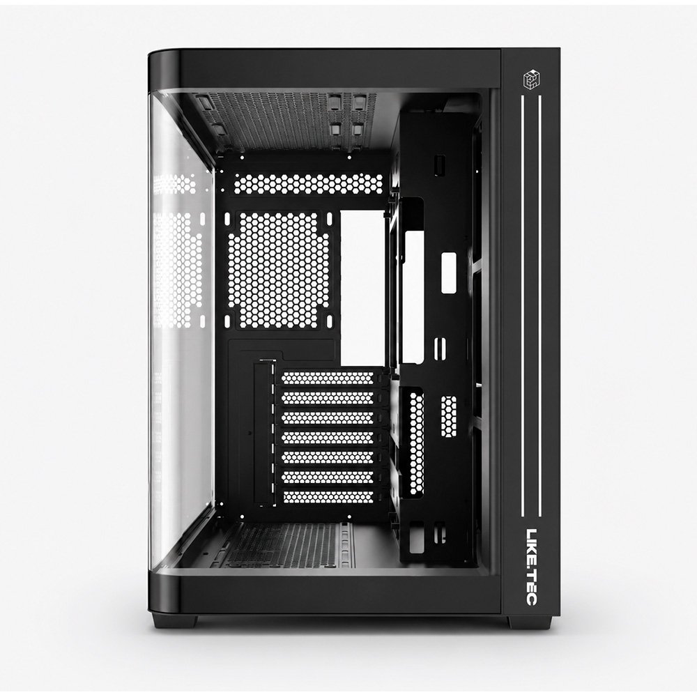 Gabinete Gamer Liketec Madness Pro, Mid Tower, ATX, Lateral e Frontal em Vidro Curvo, LED ARGB, Sem Fans, Preto - LT-GB-MADNESSPRO-DARK-V1 - view 9