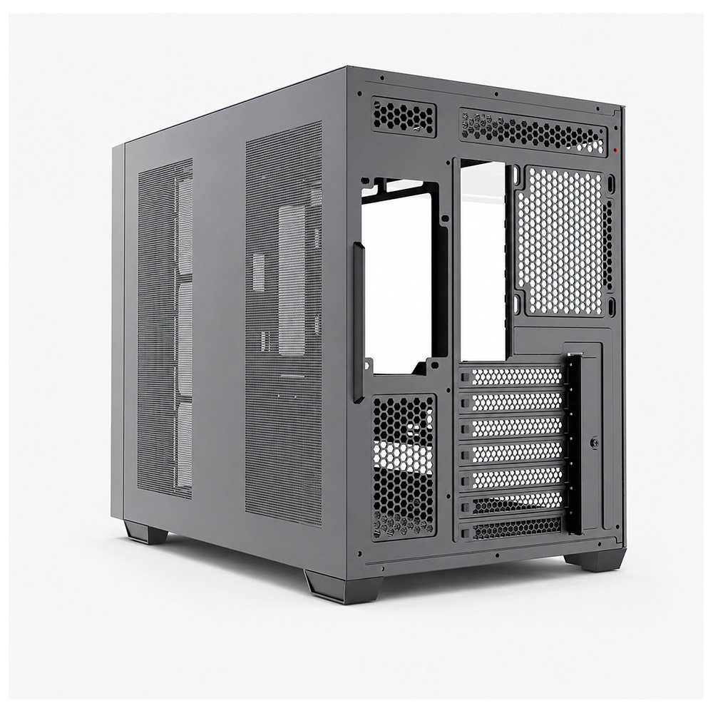 Gabinete Gamer Liketec Madness Pro, Mid Tower, ATX, Lateral e Frontal em Vidro Curvo, LED ARGB, Sem Fans, Preto - LT-GB-MADNESSPRO-DARK-V1 - view 12