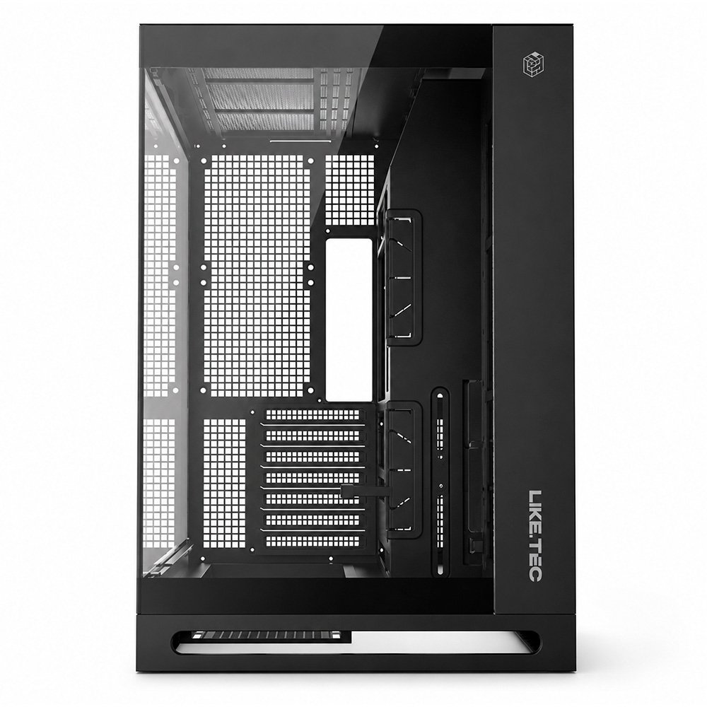 Gabinete Gamer Liketec Cygnus Dark, ATX, Mid Tower, Vidro Temperado, Sem Fans, Preto - LT-GB-CYGNUS-DARK-V1 - view 4
