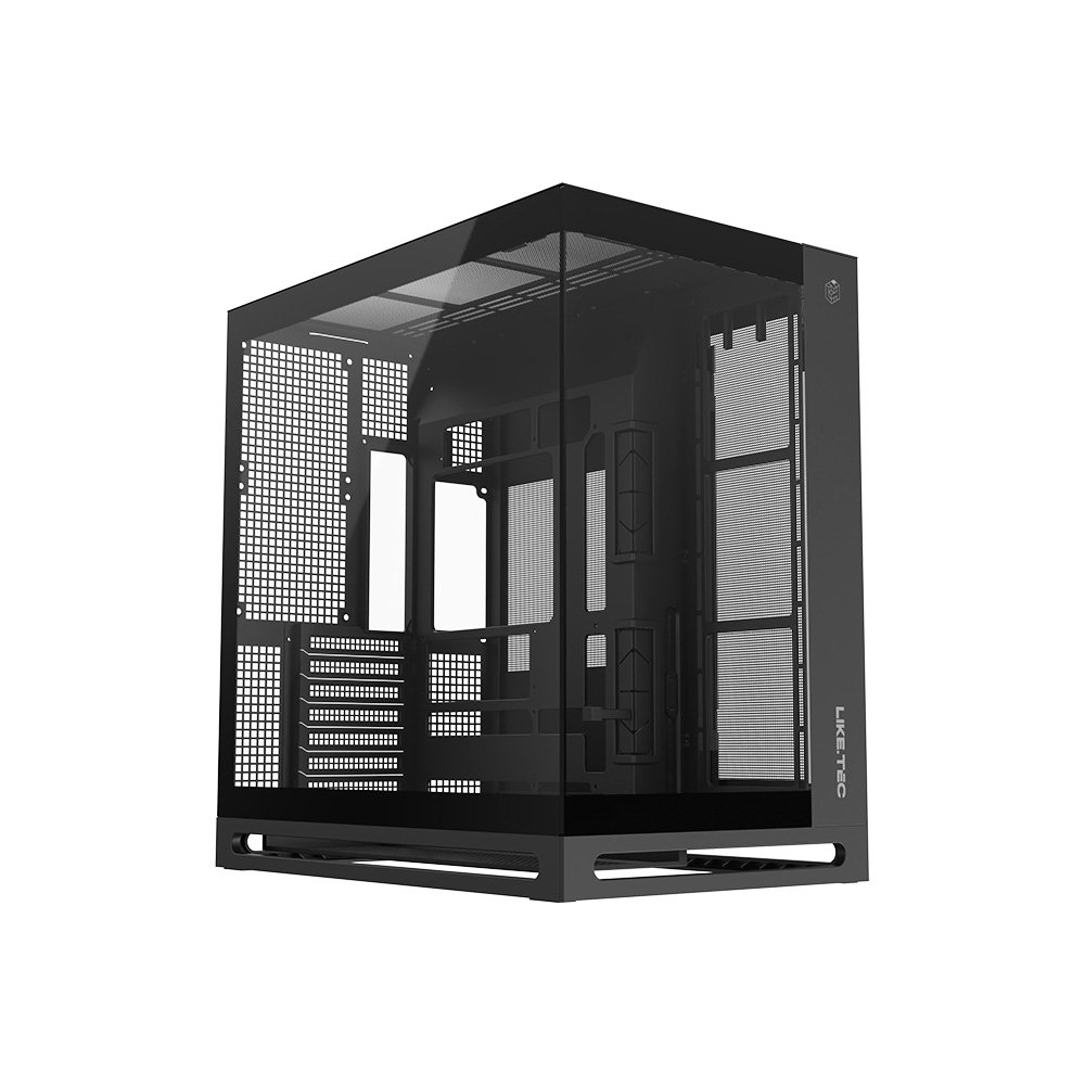 Gabinete Gamer Liketec Cygnus Dark, ATX, Mid Tower, Vidro Temperado, Preto - LT-GB-CYGNUS-DARK-V1 - view 5