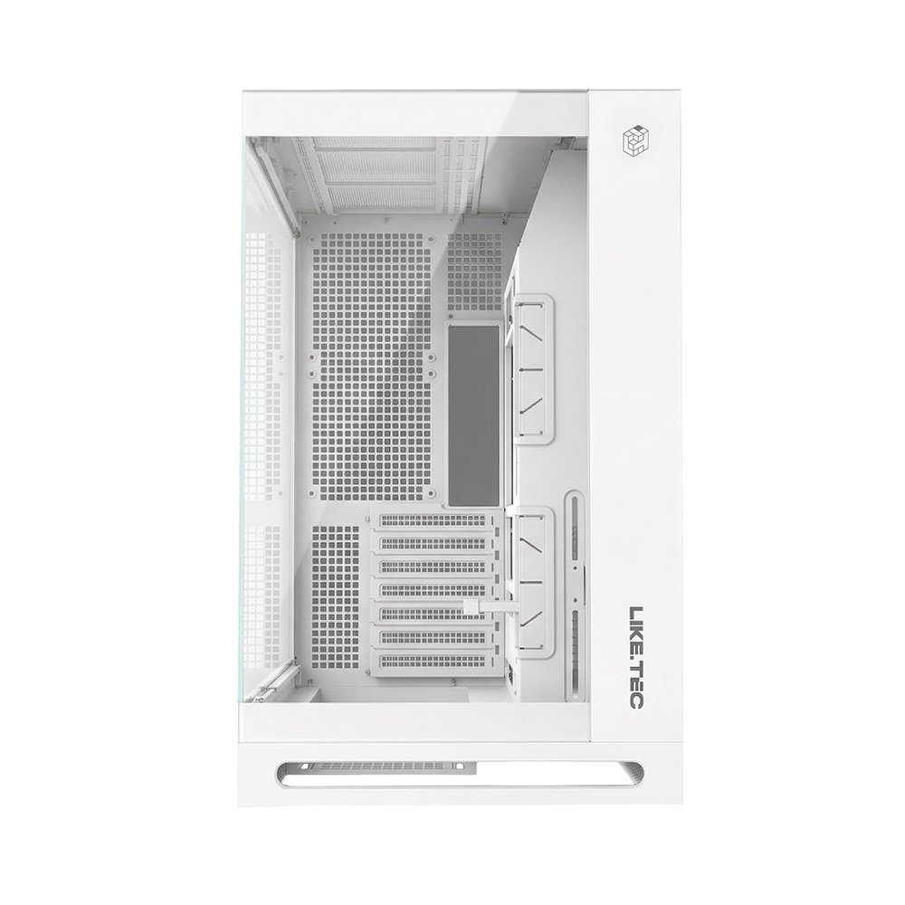 Imagem 4 de 7 do produto Gabinete Gamer Liketec Cygnus Snow, ATX, Mid Tower, Vidro Temperado, Branco - LT-GB-CYGNUS-SNOW-V1