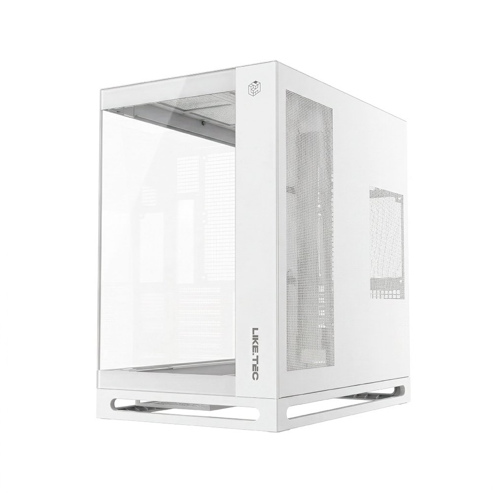 Imagem 5 de 7 do produto Gabinete Gamer Liketec Cygnus Snow, ATX, Mid Tower, Vidro Temperado, Branco - LT-GB-CYGNUS-SNOW-V1