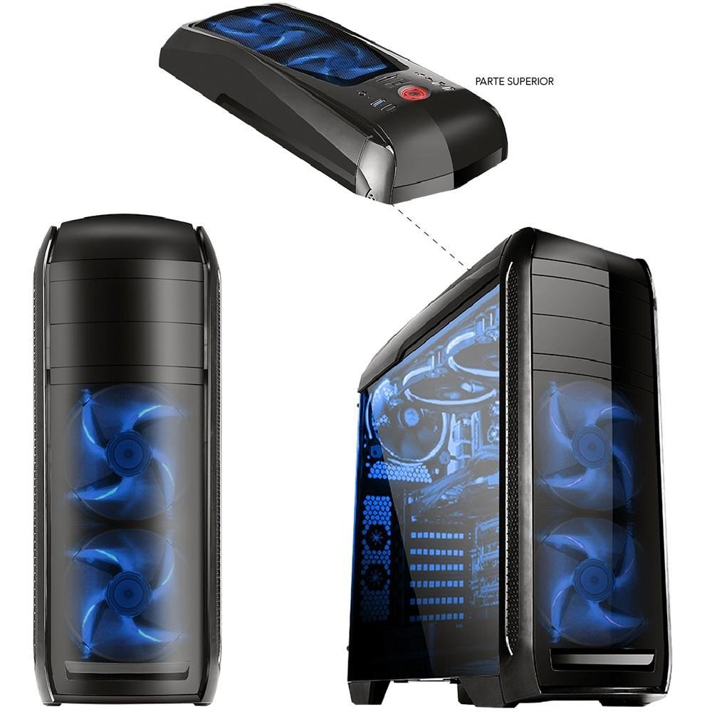 Imagem 2 de 2 do produto Computador Gamer 3Green Intel Core i5-7400, 8GB, HD 1TB, GTX 1050 TI, Windows Versão de Avaliação - 5461