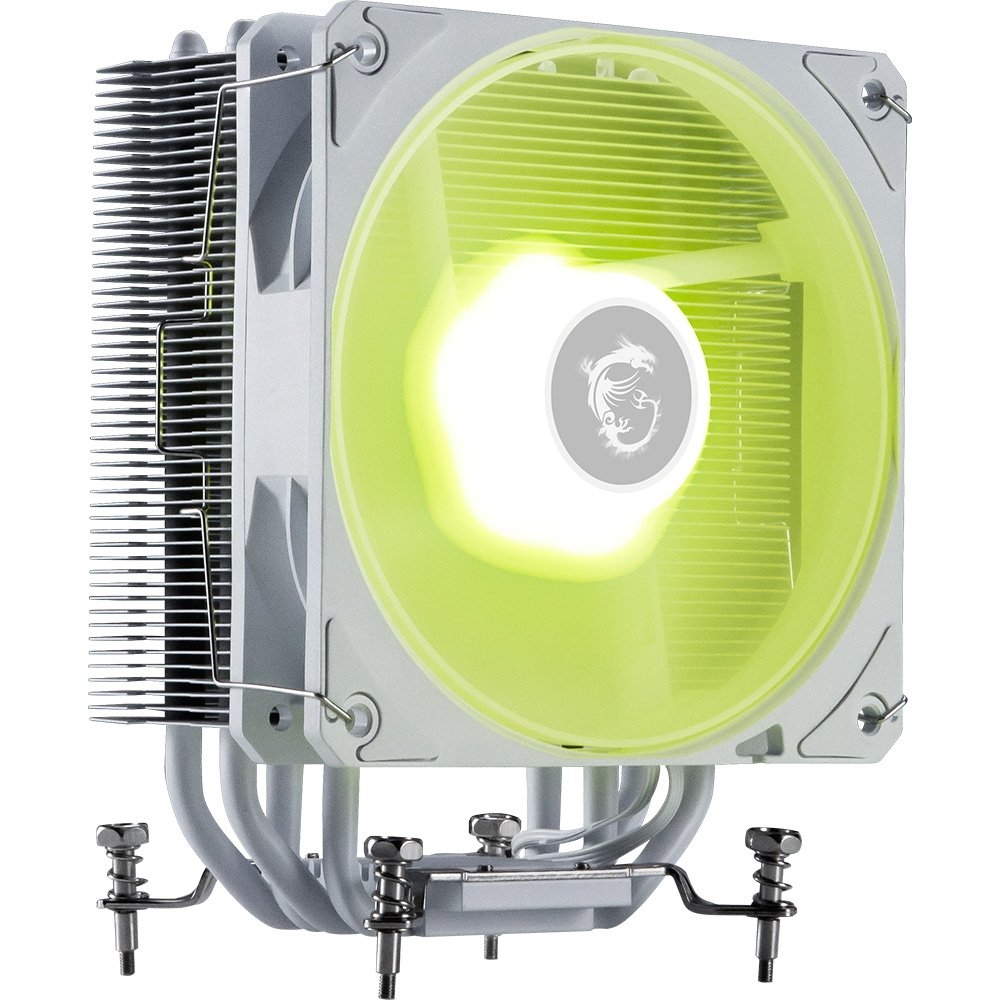 Imagem 3 de 6 do produto Air Cooler Gamer MSI MAG COREFROZR AA13 White, ARGB, AMD e Intel, 120mm, Branco - CFAA13W