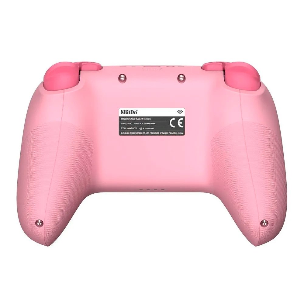 Controle Sem Fio 8BitDo Ultimate 2C, Joysticks com Efeito Hall, Bluetooth, para Switch e Windows, Rosa - 80NC02 - view 4