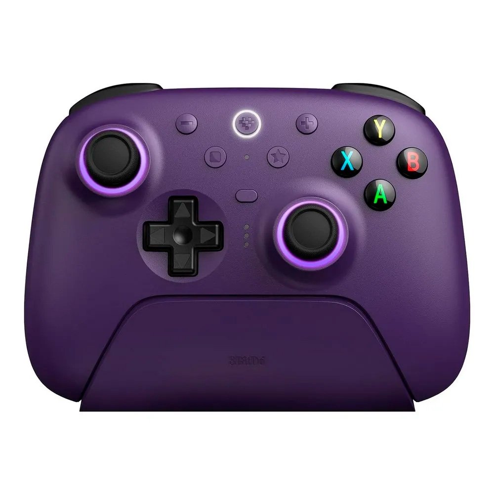 Controle Wireless 8BitDo Ultimate 2, Efeito Hall, 2.4G, com Dock, p/ PC e Android, Roxo - 81HE03 - view 2