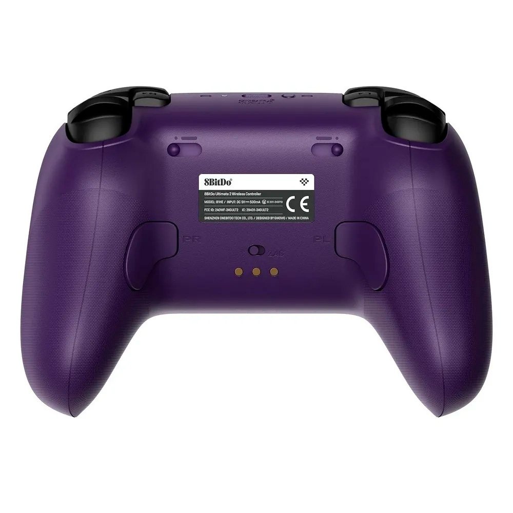 Controle Wireless 8BitDo Ultimate 2, Efeito Hall, 2.4G, com Dock, p/ PC e Android, Roxo - 81HE03 - view 4