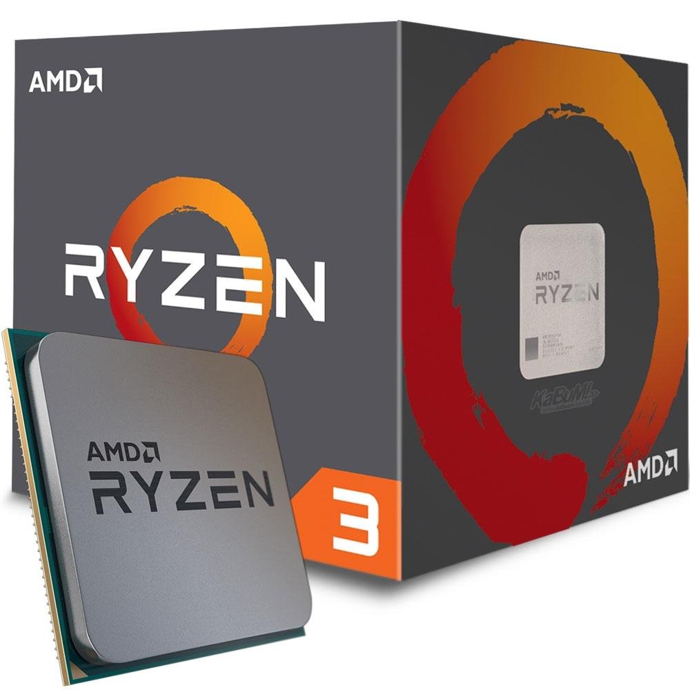 Processador AMD Ryzen 3 1200 c/ Wraith Cooler, Quad Core, Cache 10MB, 3.1GHz (3.4GHz Max Turbo) AM4 - YD1200BBAEBOX Processador AMD Ryzen 3 1200 c/ Wraith Cooler, Quad Core, Cache 10MB, 3.1GHz (3.4GHz Max Turbo) AM4 - YD1200BBAEBOX