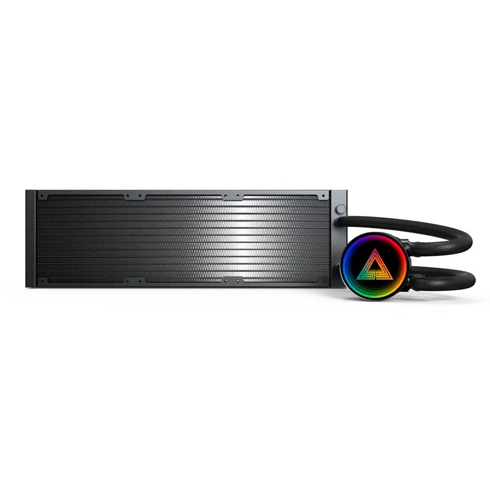 Water Cooler Montech LightFlow, ARGB, 360mm, AMD e Intel, Preto - LGTF360BK - view 4
