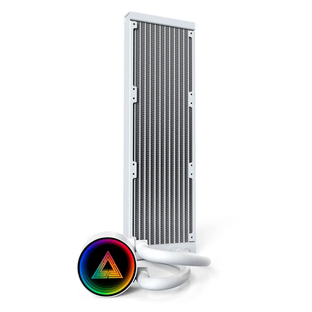 Water Cooler Montech LightFlow, ARGB, 360mm, AMD e Intel, Branco - LGTF360WH Water Cooler Montech LightFlow, ARGB, 360mm, AMD e Intel, Branco - LGTF360WH