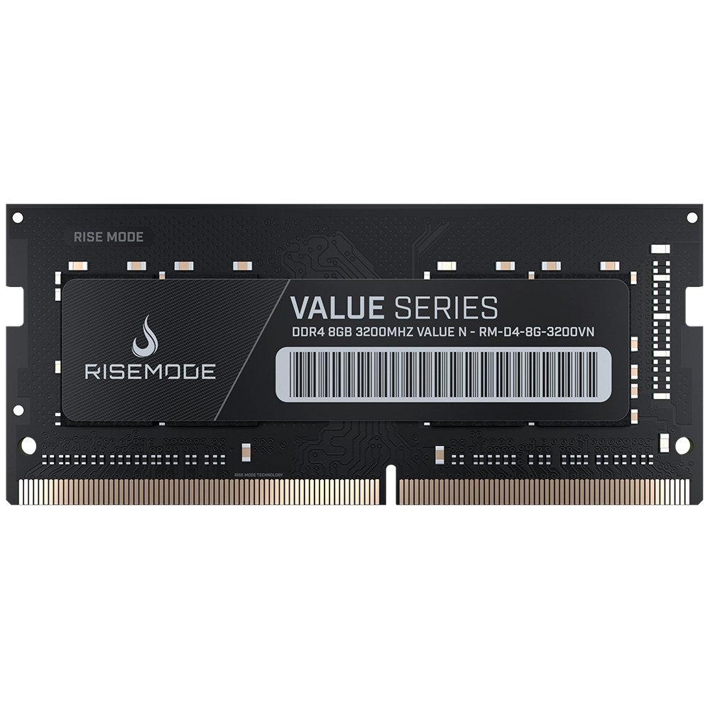 Memória RAM para Notebook Rise Mode Value 8 GB (1x8 GB) DDR4 3200 MHz CL22