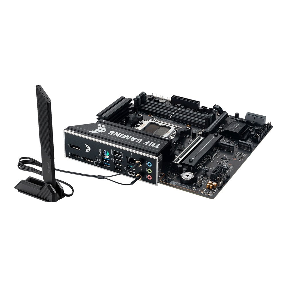 Placa Mãe ASUS TUF GAMING B850M-E WIFI, AMD AM5, mATX, DDR5, Wi-fi 6E, Bluetooth, Preto - 90MB1LS0-M0EAY0 - view 6