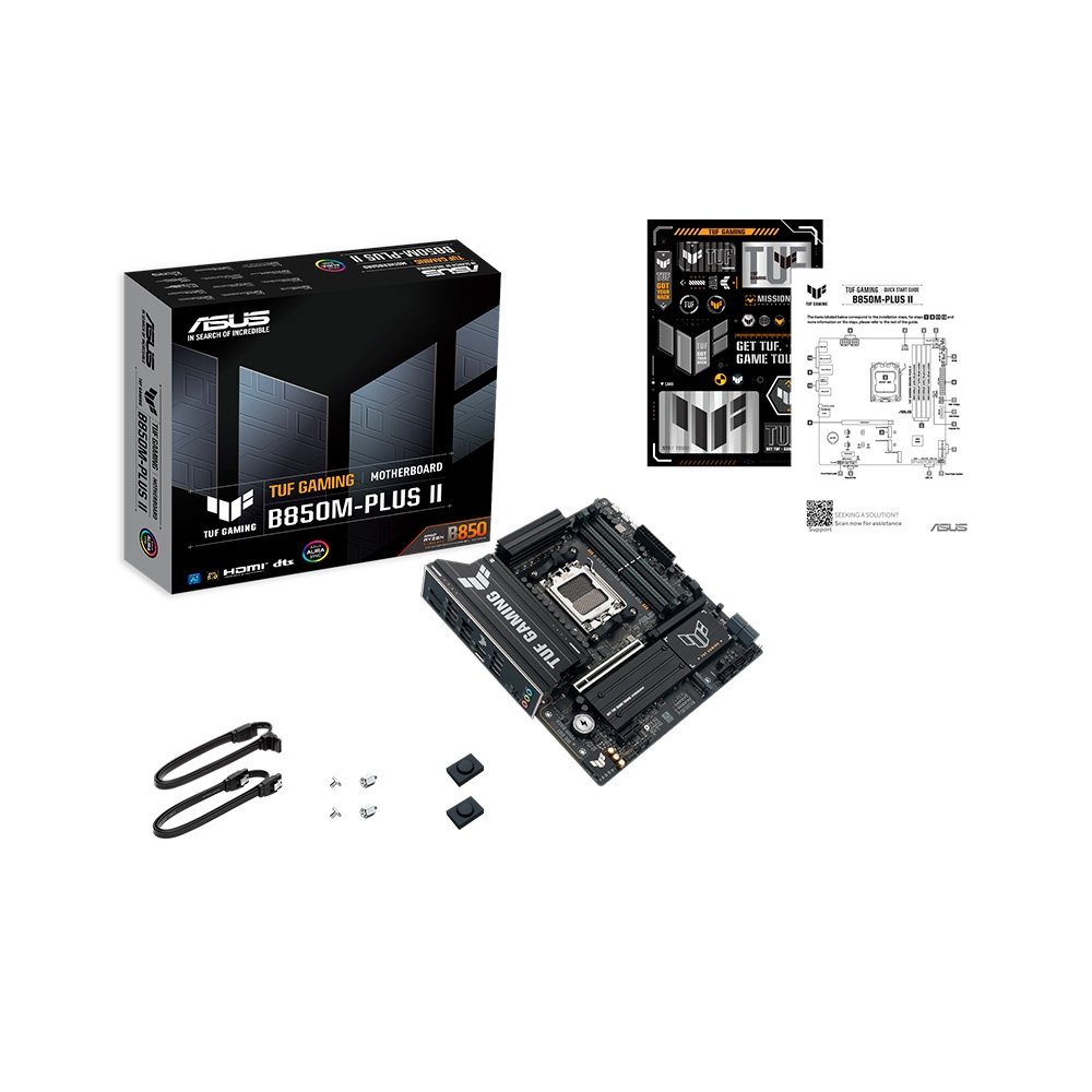 Imagem 7 de 7 do produto Placa Mãe ASUS TUF GAMING B850M-PLUS II, AMD AM5, mATX, DDR5, Preto - 90MB1MT0-M0EAY0