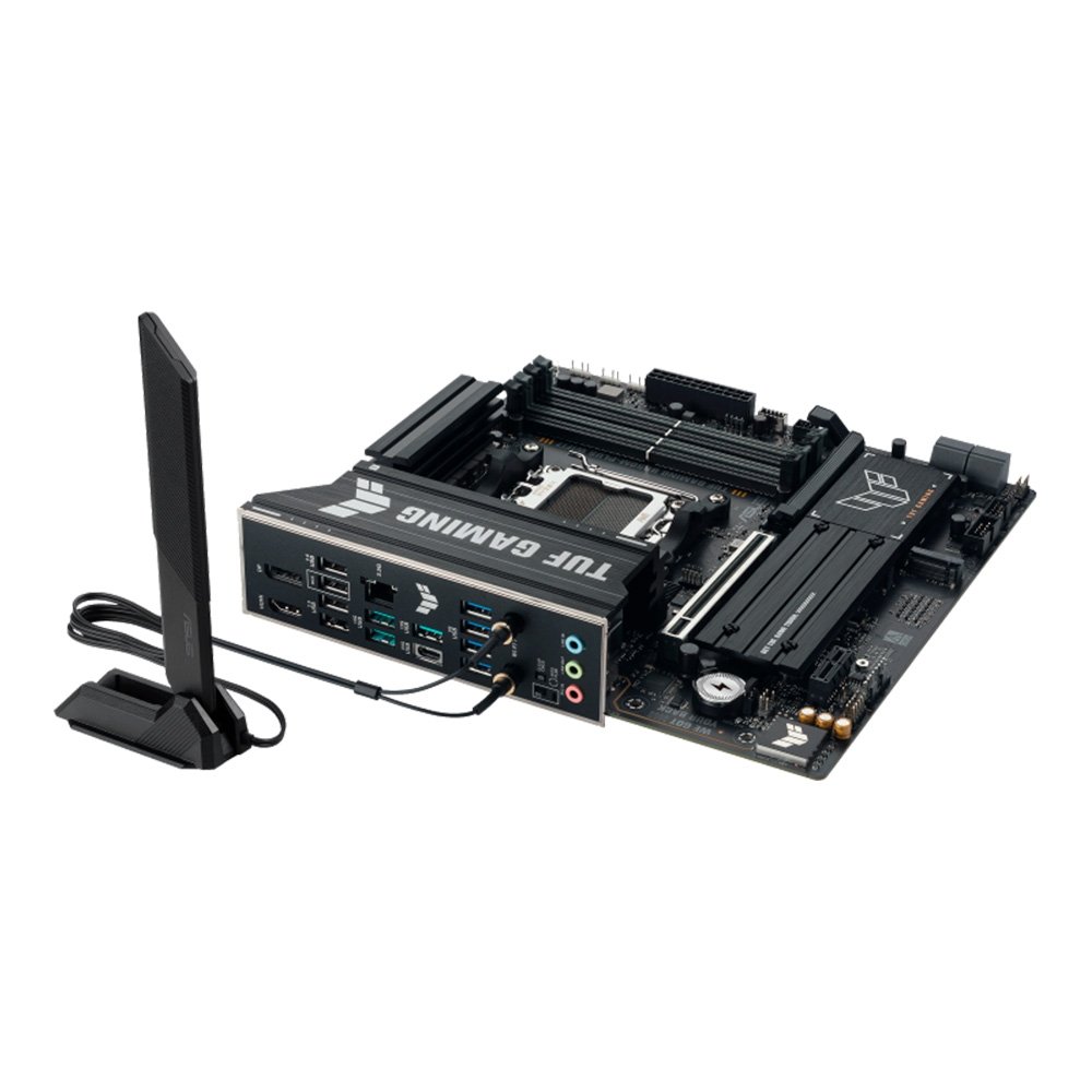 Placa Mãe ASUS TUF GAMING B850M-PLUS WIFI7, AMD AM5 , mATX, DDR5, Wi-fi 7, Bluetooth, Preto - 90MB1MU0-M0EAY0 - view 6